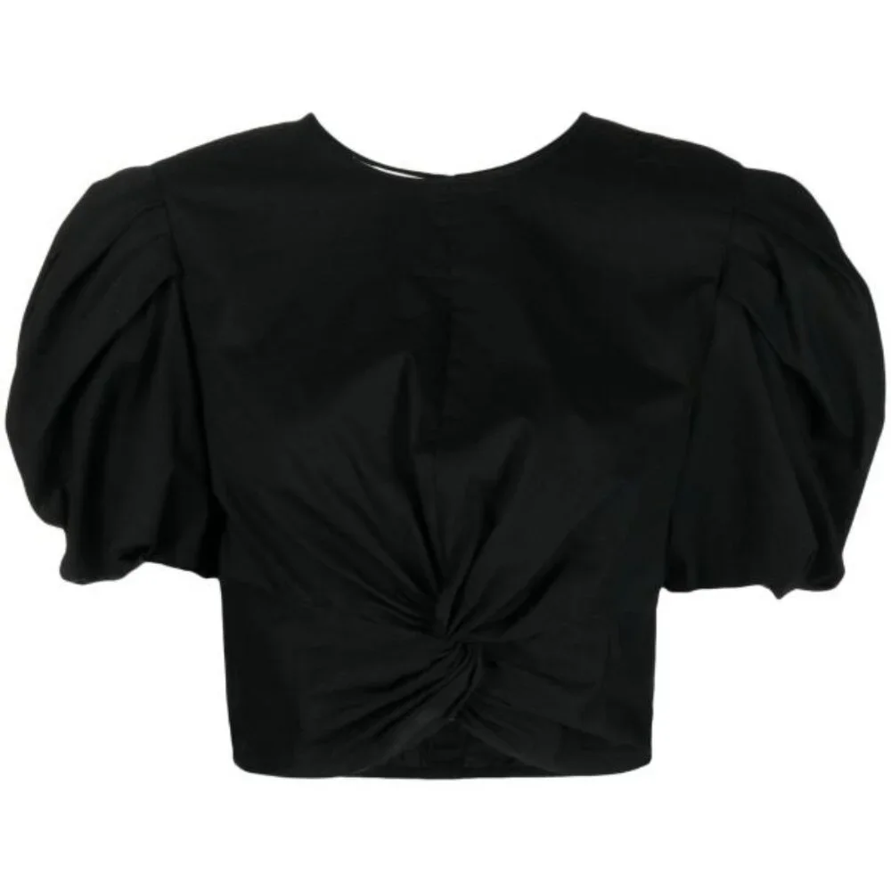 Vince Twist Knot Puff Sleeve Blouse NWT - Picture 2 of 8